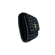 Versace Black Wallet On A Chain Crossbody Bag