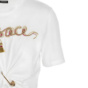 Versace White Cotton T-Shirt