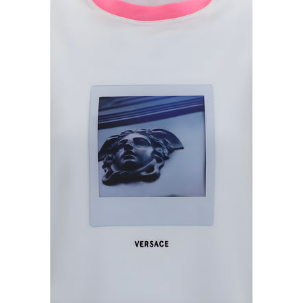 Versace White Cotton T-Shirt