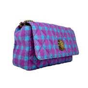 Versace Wool Lurex Medium Shoulder Crossbody Bag