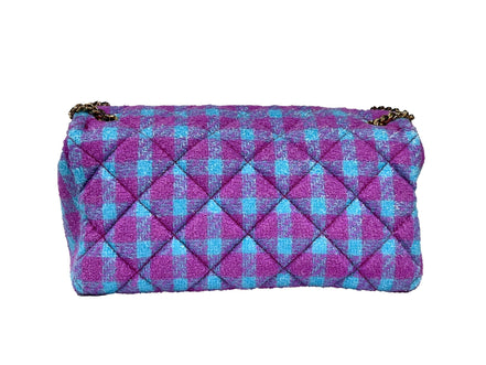 Versace Wool Lurex Medium Shoulder Crossbody Bag