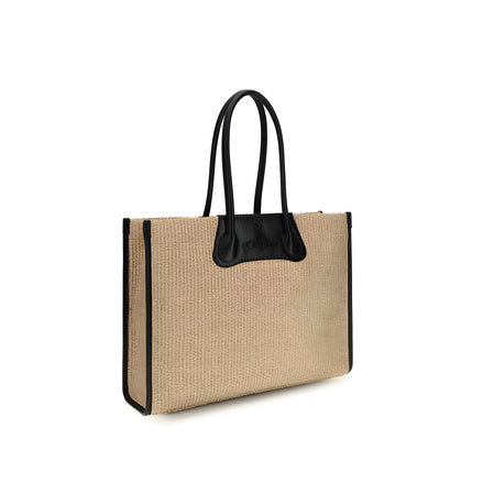 Vivienne Westwood Beige Raffia Shoulder Bag