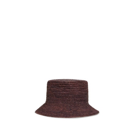Vivienne Westwood Brown Raffia Bucket Hat