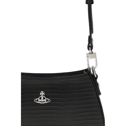 Vivienne Westwood Black Tasha Shoulder Bag