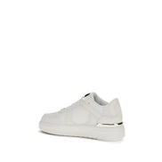 Baskets athlétiques Philipp Plein en cuir de veau blanc Bos Taurus