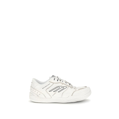 Baskets de sport Balenciaga Bos Taurus en cuir de veau blanc