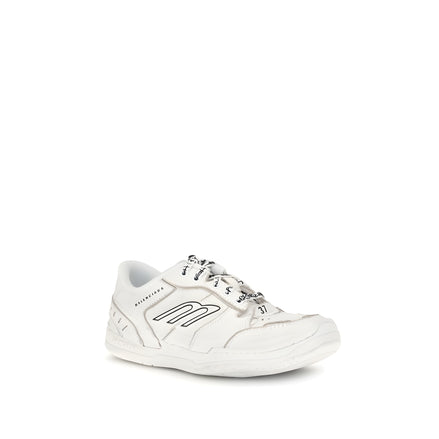 Baskets de sport Balenciaga Bos Taurus en cuir de veau blanc