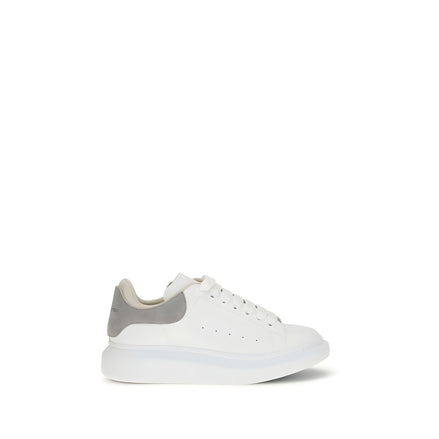 Baskets épaisses Alexander McQueen en cuir de veau blanc Bos Taurus
