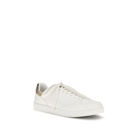 Burberry White Low Top Sneakers