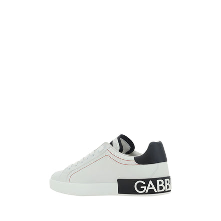 Dolce & Gabbana White Low Top Sneakers