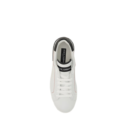 Dolce & Gabbana White Low Top Sneakers