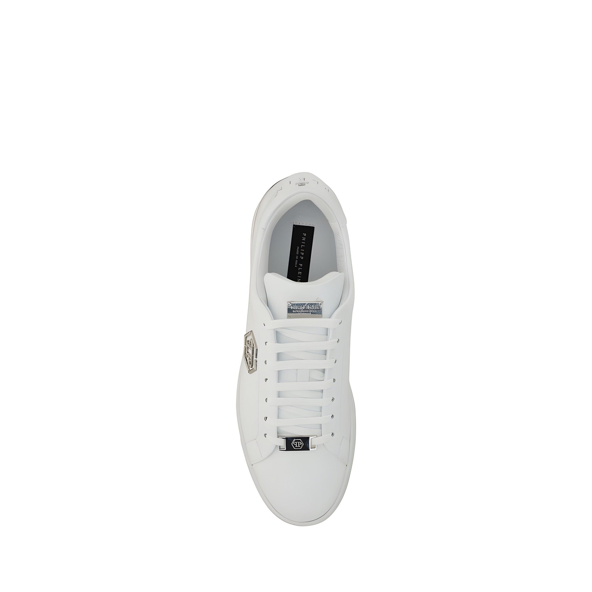 Philipp Plein White Low Top Sneakers