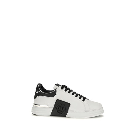 Philipp Plein White Low Top Sneakers