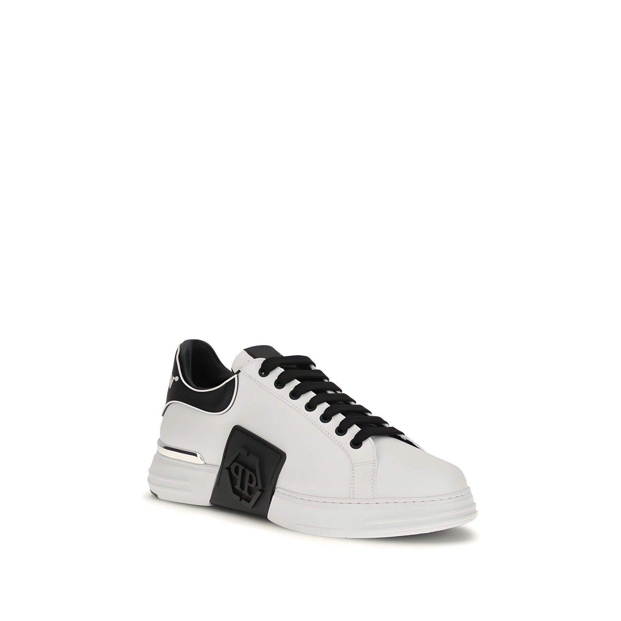 Philipp Plein White Low Top Sneakers