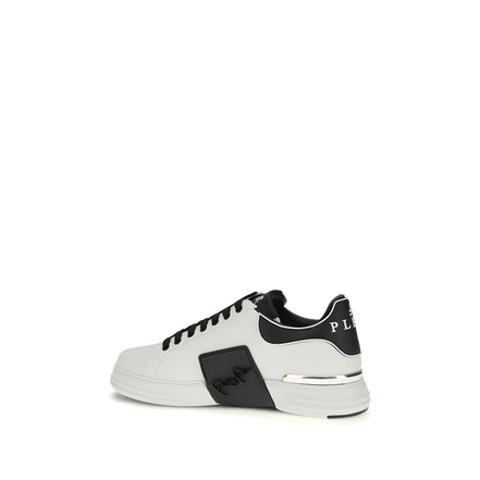 Philipp Plein White Low Top Sneakers