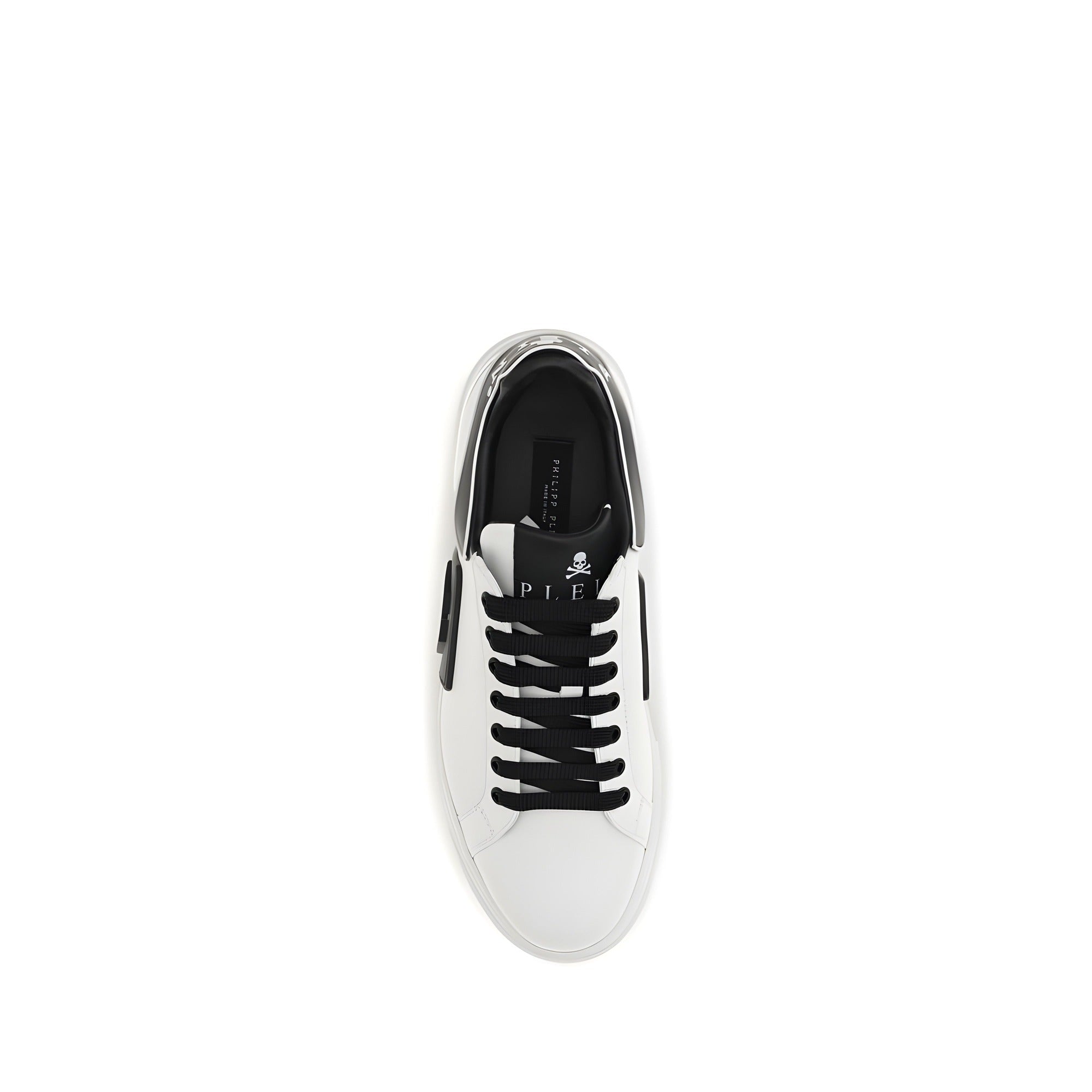 Philipp Plein White Low Top Sneakers