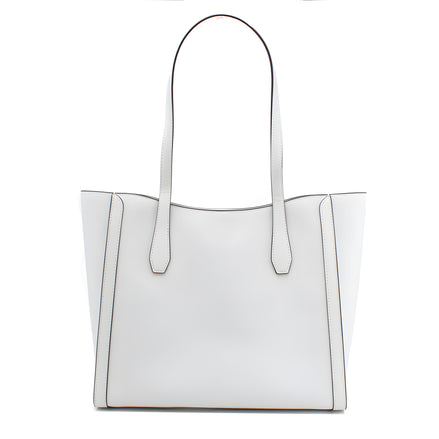 Michael Kors White Canvas Tote Bag
