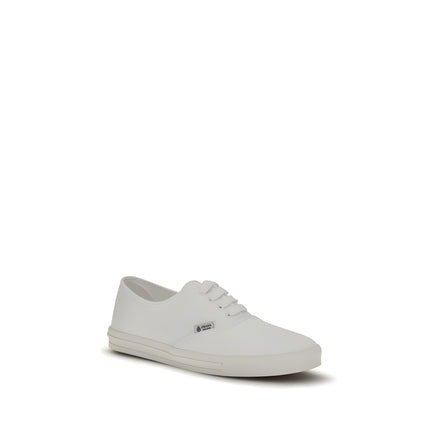 Baskets basses Prada en coton blanc