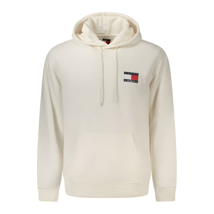 Tommy Hilfiger White Cotton Hooded Sweatshirt
