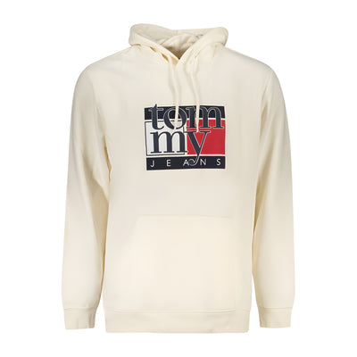 Tommy Hilfiger White Cotton Hooded Sweatshirt