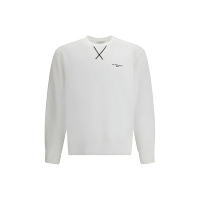 Givenchy White Cotton Sweatshirt