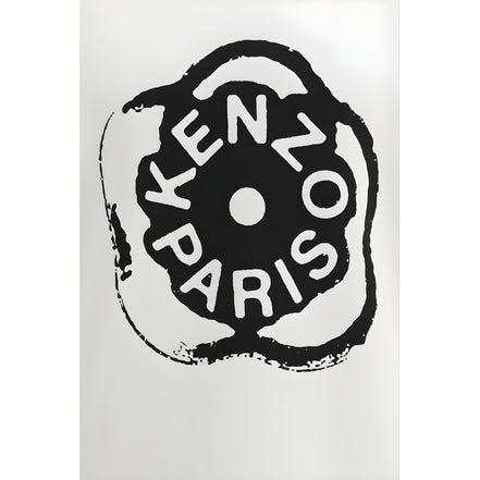 Sweat-shirt en coton blanc Kenzo