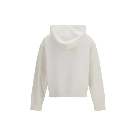 Sweat-shirt en coton blanc Palm Angels