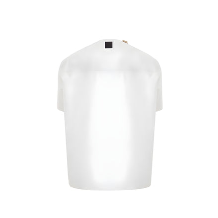 Emporio Armani White Cotton T-Shirt