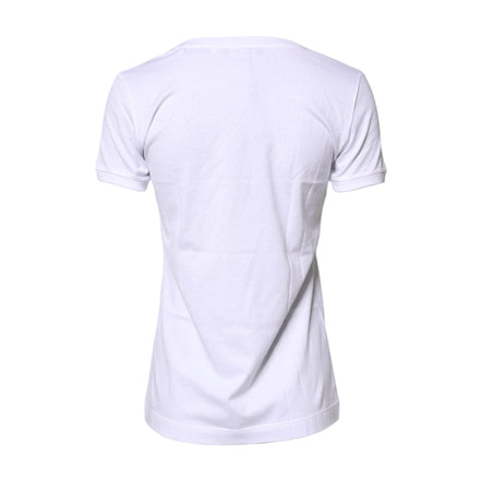 T-shirt en coton à col rond Dolce & Gabbana blanc #DGFamily