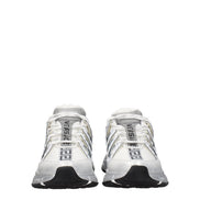 Baskets de sport en tissu bleu Versace