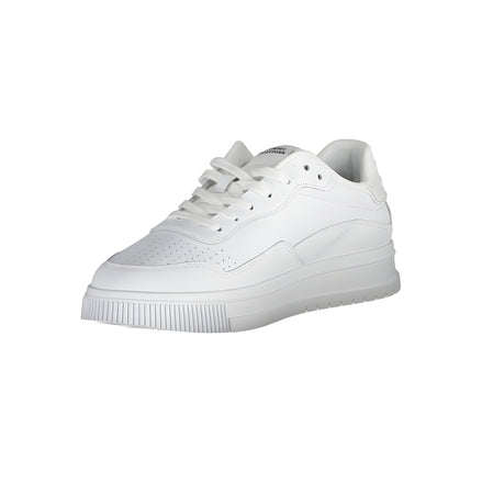 Baskets en cuir blanc Tommy Hilfiger pour homme