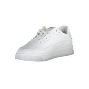 Baskets en cuir blanc Tommy Hilfiger pour homme
