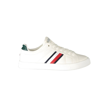 Tommy Hilfiger White Leather Sneakers