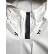 Blouson imperméable en cuir blanc Bottega Veneta pour homme