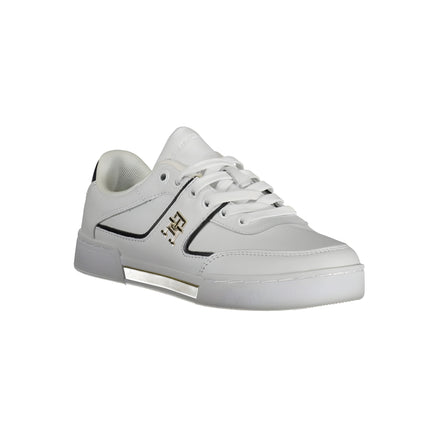 Tommy Hilfiger White Leather Sneakers