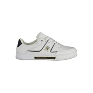 Tommy Hilfiger White Leather Sneakers