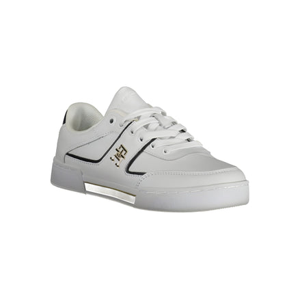 Tommy Hilfiger White Leather Sneakers