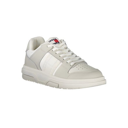 Tommy Hilfiger White Leather Sneakers