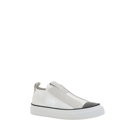 Brunello Cucinelli White Low Top Sneakers