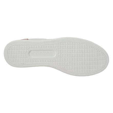 Dolce & Gabbana White Pink Leather Low Top Sneakers