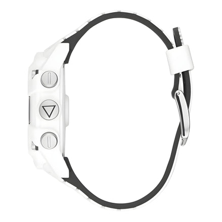 Montre de sport Guess en résine blanche