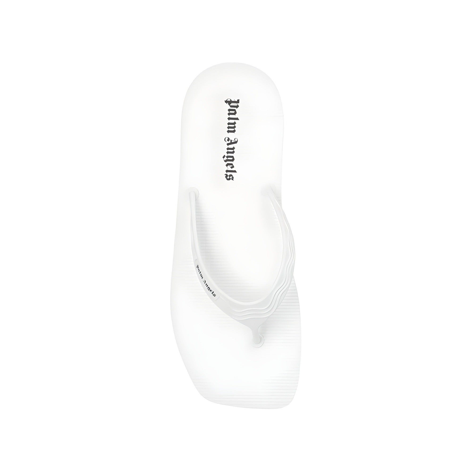 Tongs en caoutchouc blanches Palm Angels