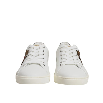 Chaussures basses pour homme Dolce & Gabbana Cœur Sacré Blanc