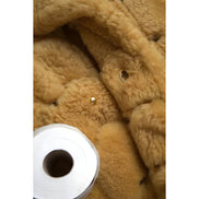 Bottega Veneta Yellow Wool Long Teddy Coat Jacket